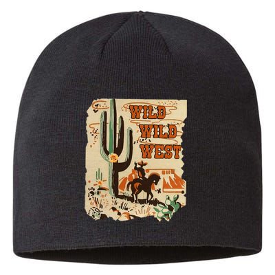 Wild Wild West Western Life Southwest Desert Vibes Cactus Sustainable Beanie