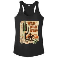 Wild Wild West Western Life Southwest Desert Vibes Cactus Ladies PosiCharge Competitor Racerback Tank