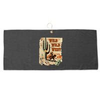 Wild Wild West Western Life Southwest Desert Vibes Cactus Large Microfiber Waffle Golf Towel