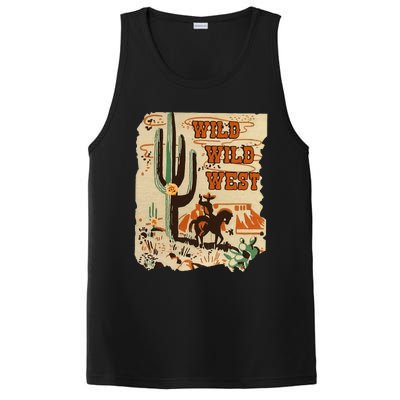 Wild Wild West Western Life Southwest Desert Vibes Cactus PosiCharge Competitor Tank