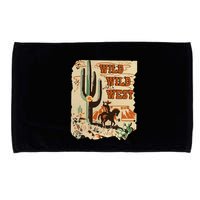 Wild Wild West Western Life Southwest Desert Vibes Cactus Microfiber Hand Towel