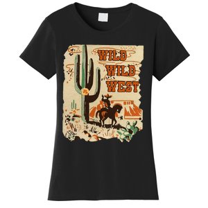 Wild Wild West Western Life Southwest Desert Vibes Cactus Women's T-Shirt