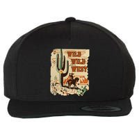 Wild Wild West Western Life Southwest Desert Vibes Cactus Wool Snapback Cap