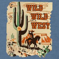 Wild Wild West Western Life Southwest Desert Vibes Cactus Garment-Dyed Sweatshirt