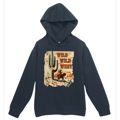 Wild Wild West Western Life Southwest Desert Vibes Cactus Urban Pullover Hoodie