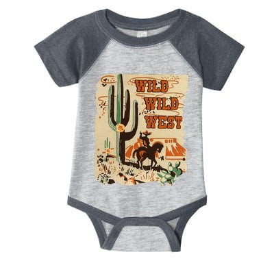 Wild Wild West Western Life Southwest Desert Vibes Cactus Infant Baby Jersey Bodysuit