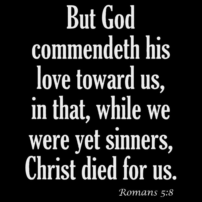 While We Were Yet Sinners Christ Died For Us Romans 58 Kjv Bible Verse Flat Bill Trucker Hat