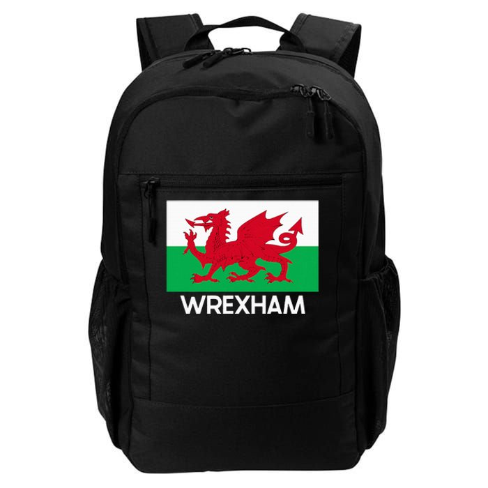 Wrexham Wales Welsh Flag Baner Y Ddraig Goch Daily Commute Backpack