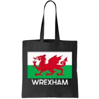 Wrexham Wales Welsh Flag Baner Y Ddraig Goch Tote Bag