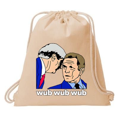 Wub Wub Wub Dubstep Merch Funny Meme Edm Dj Riddim Music Gag Drawstring Bag