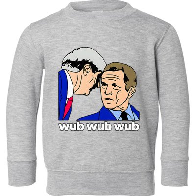 Wub Wub Wub Dubstep Merch Funny Meme Edm Dj Riddim Music Gag Toddler Sweatshirt
