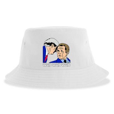 Wub Wub Wub Dubstep Merch Funny Meme Edm Dj Riddim Music Gag Sustainable Bucket Hat