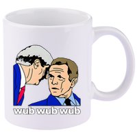 Wub Wub Wub Dubstep Merch Funny Meme Edm Dj Riddim Music Gag 11oz C Handle Ceramic Mug