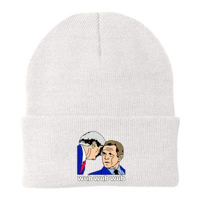 Wub Wub Wub Dubstep Merch Funny Meme Edm Dj Riddim Music Gag Beanie
