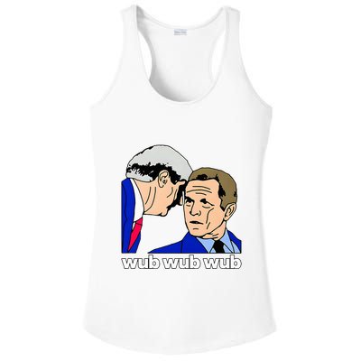 Wub Wub Wub Dubstep Merch Funny Meme Edm Dj Riddim Music Gag Ladies PosiCharge Competitor Racerback Tank
