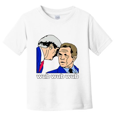 Wub Wub Wub Dubstep Merch Funny Meme Edm Dj Riddim Music Gag Toddler T-Shirt