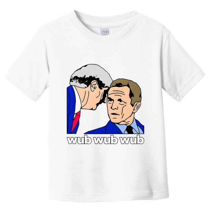 Wub Wub Wub Dubstep Merch Funny Meme Edm Dj Riddim Music Gag Toddler T-Shirt