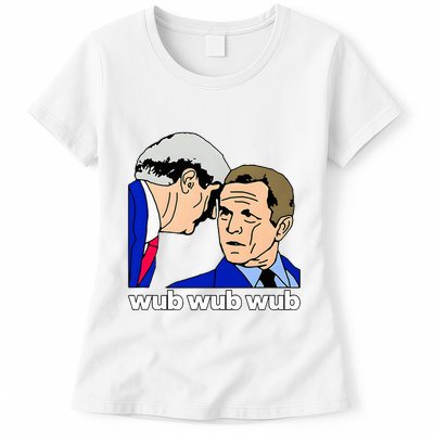 Wub Wub Wub Dubstep Merch Funny Meme Edm Dj Riddim Music Gag Womens T-Shirt