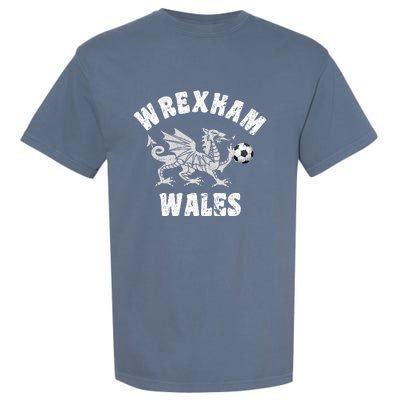 Wrexham Wales Welsh Visitor Traveler Dragon Garment-Dyed Heavyweight T-Shirt