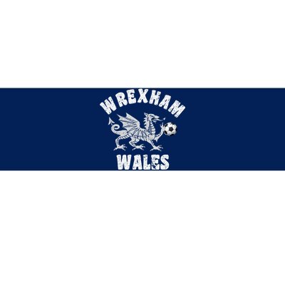 Wrexham Wales Welsh Visitor Traveler Dragon Bumper Sticker