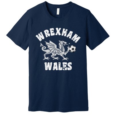 Wrexham Wales Welsh Visitor Traveler Dragon Premium T-Shirt