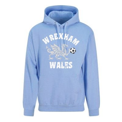 Wrexham Wales Welsh Visitor Traveler Dragon Unisex Surf Hoodie