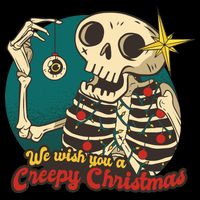 We Wish You A Creepy Christmas City Backpack