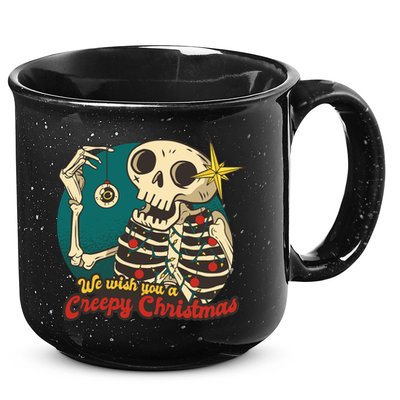 We Wish You A Creepy Christmas 15oz Campfire Ceramic Mug