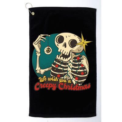 We Wish You A Creepy Christmas Golf Towel