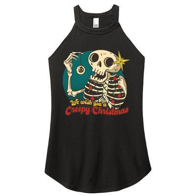 We Wish You A Creepy Christmas Women's Perfect Tri Rocker Tank