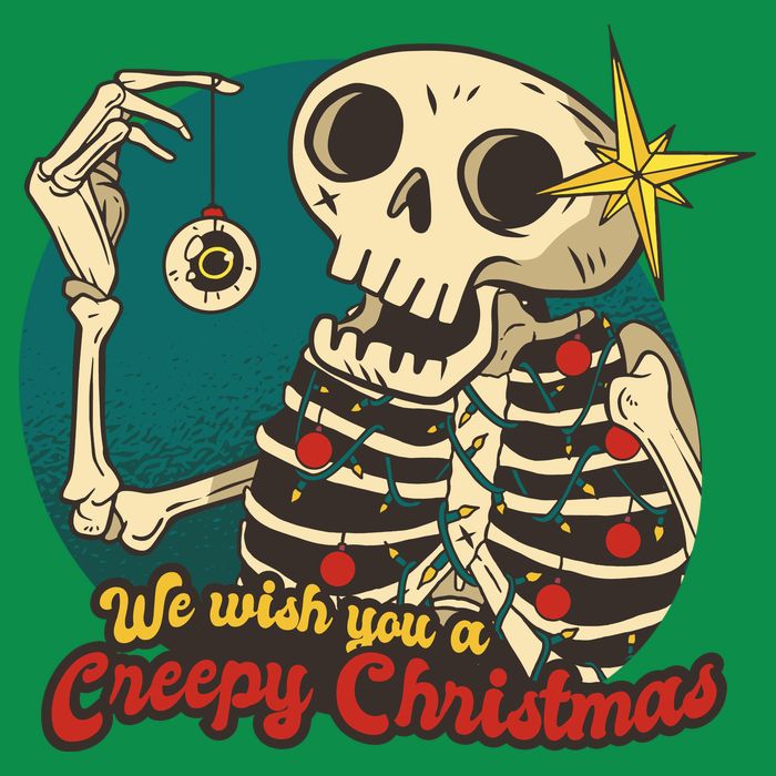 We Wish You A Creepy Christmas Premium T-Shirt