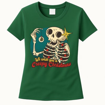 We Wish You A Creepy Christmas Womens T-Shirt