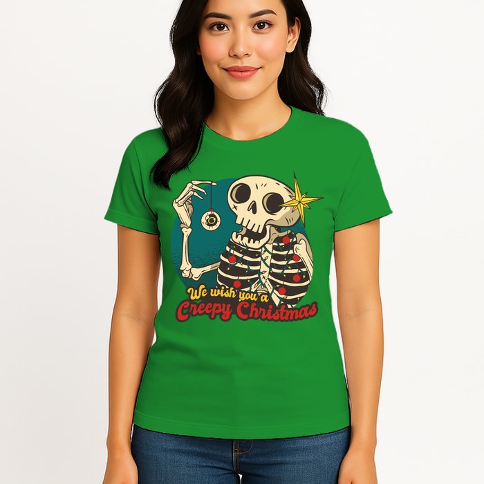 We Wish You A Creepy Christmas Womens T-Shirt