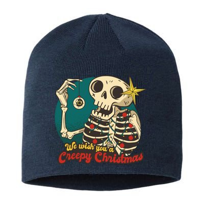 We Wish You A Creepy Christmas Sustainable Beanie