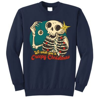 We Wish You A Creepy Christmas Tall Sweatshirt