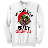 We Wish You A Beary Christmas Santa Bear Sweatshirt