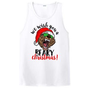 We Wish You A Beary Christmas Santa Bear PosiCharge Competitor Tank