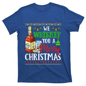 We Whiskey You A Merry Christmas Wish Pajama Ing Cute Gift T-Shirt