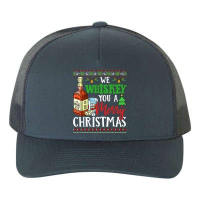 We Whiskey You A Merry Christmas Wish Pajama Ing Cute Gift Yupoong Adult 5-Panel Trucker Hat