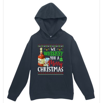 We Whiskey You A Merry Christmas Wish Pajama Ing Cute Gift Urban Pullover Hoodie