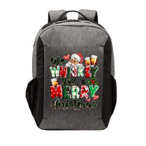 We Whiskey You A Merry Christmas Wine Ing Cool Gift Vector Backpack