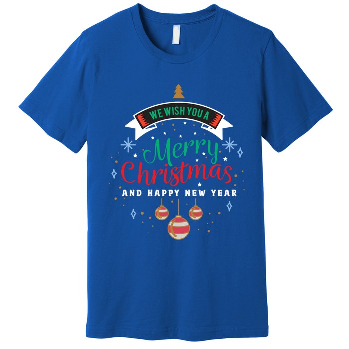 We Wish You A Merry Christmas Gift Premium T-Shirt