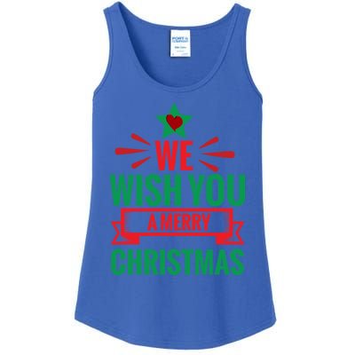 We Wish You A Merry Christmas Gift Ladies Essential Tank