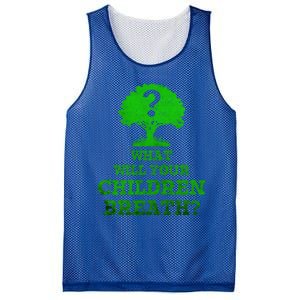 What Will Your Breathe Climate Change Gift Mesh Reversible Basketball Jersey Tank