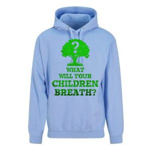 What Will Your Breathe Climate Change Gift Unisex Surf Hoodie