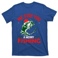 We Wish You A Merry Fisher Christmas Funny Novelty Gift T-Shirt