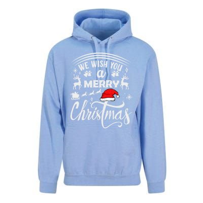 We Wish You A Merry Christmas Pajama Buffalo Santa Hat Cool Gift Unisex Surf Hoodie