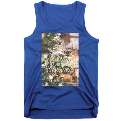 We Wish You Happy Holidays And Merry Christmas Luxury Stylish Great Gift Tank Top