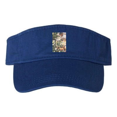 We Wish You Happy Holidays And Merry Christmas Luxury Stylish Great Gift Valucap Bio-Washed Visor