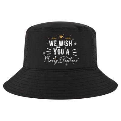 We Wish You A Merry Christmas Cool Comfort Performance Bucket Hat